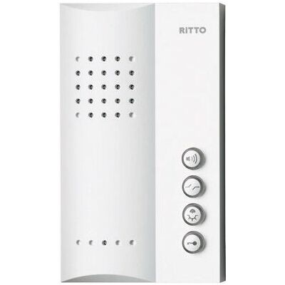 Accessoire Interphone Blanc Ritto 1713270 - Compatible TwinBus - Publicité Accessoire Interphone Blanc Ritto 1713270 - Compatible TwinBus - Publicité