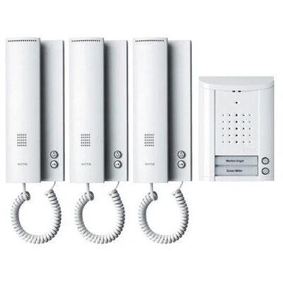 Sistema di Citofono Audio Ritto 1841370 Bianco Sistema di Citofono Audio Ritto 1841370 Bianco