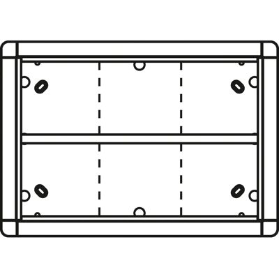 Ritto 1883670 - Cadre portier 6-fach, 326x230mm - Accessoire d'interphone - Publicité Ritto 1883670 - Cadre portier 6-fach, 326x230mm - Accessoire d'interphone - Publicité
