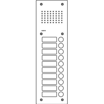 Schneider Electric - Acero Pur 10WE - Edelstahl Türsprechanlage Schneider Electric - Acero Pur 10WE - Edelstahl Türsprechanlage