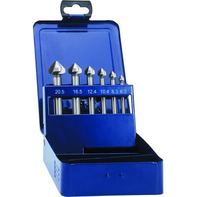 Eventus by Exact 05540 Set conische svasers - 6 maten Eventus by Exact 05540 Set conische svasers - 6 maten