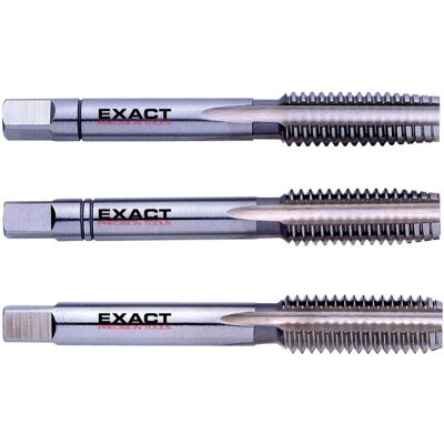 Exact 00060 HSS Hand Taps Set of 3 M4 - Hand Taps Exact 00060 HSS Hand Taps Set of 3 M4 - Hand Taps