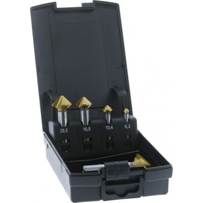 Exact D335C Fresa de Desbarbar - 3 filos - 90° - DIN 335 C Exact D335C Fresa de Desbarbar - 3 filos - 90° - DIN 335 C