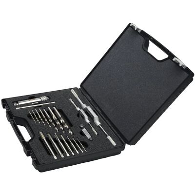 Exact M3 M12 Premium Tap and Die Set - 18 Pieces Exact M3 M12 Premium Tap and Die Set - 18 Pieces