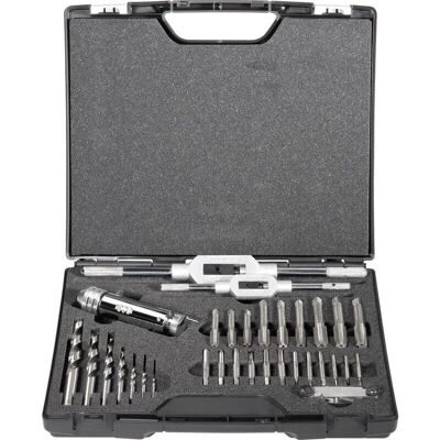 Exakt Tools 70551 Hand Tap Set - 32 Pieces, M3-M12 DIN 352 Exakt Tools 70551 Hand Tap Set - 32 Pieces, M3-M12 DIN 352