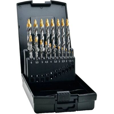 Exact STEPTech HSS-G Spiralborr - 19 delar Exact STEPTech HSS-G Spiralborr - 19 delar
