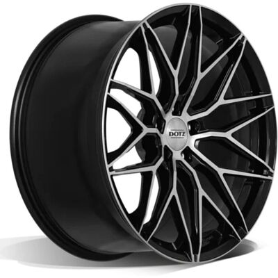 Dotz Suzuka Dark 8x19 5x112 Sort/polished - Alufælge Dotz Suzuka Dark 8x19 5x112 Sort/polished - Alufælge