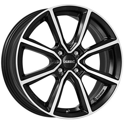 Dezent Tn Dark 7x17 Zwart gepolijst Lichtmetalen Velg - Alloy Wheel Dezent Tn Dark 7x17 Zwart gepolijst Lichtmetalen Velg - Alloy Wheel
