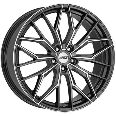 AEZ Porto Dark Gunmetal Polished 8x18 ET 42 5/108 Rueda - Accesorio de coche AEZ Porto Dark Gunmetal Polished 8x18 ET 42 5/108 Rueda - Accesorio de coche