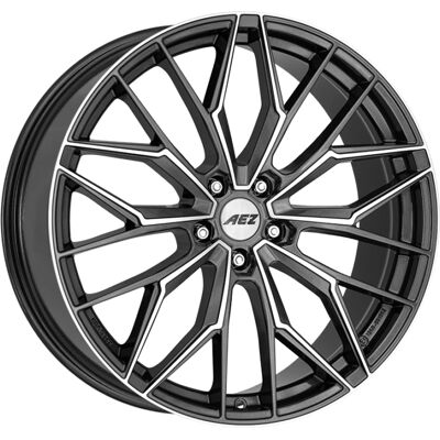 AEZ Porto Dark Gunmetal Polished 8x19 ET 50 5/108 Alufelge - Alufelge AEZ Porto Dark Gunmetal Polished 8x19 ET 50 5/108 Alufelge - Alufelge