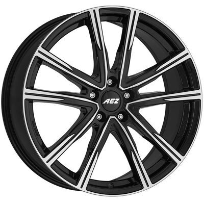 AEZ Montreal Dark Black Polished 7.5x18 ET 49.5 - Rad AEZ Montreal Dark Black Polished 7.5x18 ET 49.5 - Rad