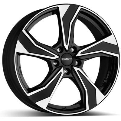 Dezent Kb Dark Alloy Wheel - 17 inch, 5x114.3, Black/Polished - Alloy Wheel Dezent Kb Dark Alloy Wheel - 17 inch, 5x114.3, Black/Polished - Alloy Wheel