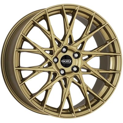 Dotz Fuji Gold lättmetallfälg - 8x18 - 5x112 - Mercedes, VW, Mini Dotz Fuji Gold lättmetallfälg - 8x18 - 5x112 - Mercedes, VW, Mini