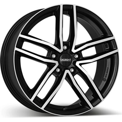 Dezent Tr Dark 7x17 5x114.3 Black/polished - Alloy Wheel Dezent Tr Dark 7x17 5x114.3 Black/polished - Alloy Wheel