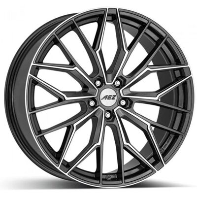 Aez Porto Dark 8x20 Gunmetal/polished Felge - Felge Aez Porto Dark 8x20 Gunmetal/polished Felge - Felge