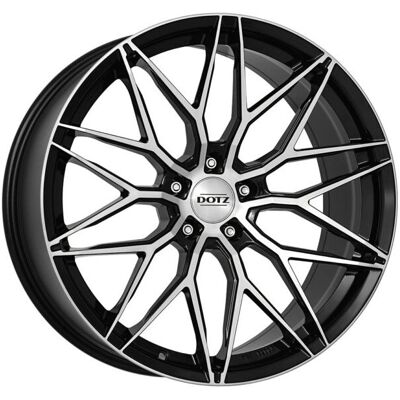 Dotz Suzuka Dark kevytmetallivanne - BMW 3-sarja 8x18 5x120 - Musta/kirkas Dotz Suzuka Dark kevytmetallivanne - BMW 3-sarja 8x18 5x120 - Musta/kirkas