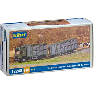 Kibri - 12248 - Rindertruck - Anhänger - Modellbausatz Kibri - 12248 - Rindertruck - Anhänger - Modellbausatz