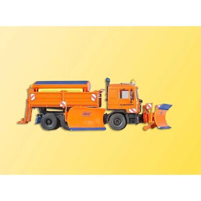 Kibri Snowplough Truck Model Kit - H0 Scale, Advanced Detail Kibri Snowplough Truck Model Kit - H0 Scale, Advanced Detail