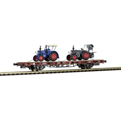 Viessmann Modeltreinwagon - Plat wagon voor D, DB AG Viessmann Modeltreinwagon - Plat wagon voor D, DB AG