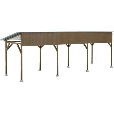 Kibri 38349 H0 Holzcarport Bausatz - Carport Kibri 38349 H0 Holzcarport Bausatz - Carport