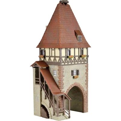 Kibri 38470 H0 Fachværkstårn med Port - Modeljernbane Tilbehør Kibri 38470 H0 Fachværkstårn med Port - Modeljernbane Tilbehør