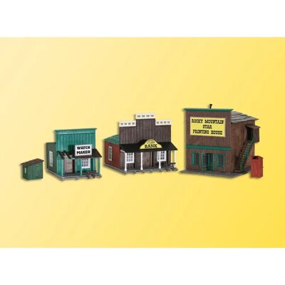 Kibri - 38508 - Wild West Bank Buildings - Model kit Kibri - 38508 - Wild West Bank Buildings - Model kit