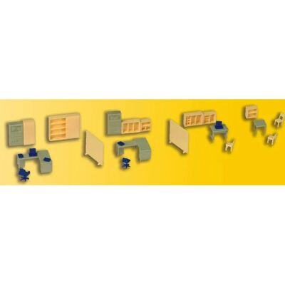 Kibri 38654 Büro Möbel-Set - H0 Modellbahn Zubehör Kibri 38654 Büro Möbel-Set - H0 Modellbahn Zubehör