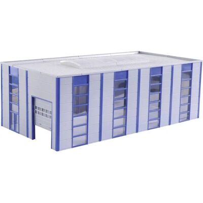 Kibri Hall Industrielle pour Chemins de Fer - Modulaire, Extensible, 28cm - Publicité Kibri Hall Industrielle pour Chemins de Fer - Modulaire, Extensible, 28cm - Publicité