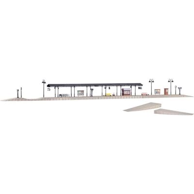 Vollmer Modellbahn Bahnhof Baden Baden - Sechsteilig Plattform H0 Vollmer Modellbahn Bahnhof Baden Baden - Sechsteilig Plattform H0