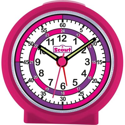 Scout Pink LernUhr - Kinderschulwecker mit Lernzifferblatt Scout Pink LernUhr - Kinderschulwecker mit Lernzifferblatt