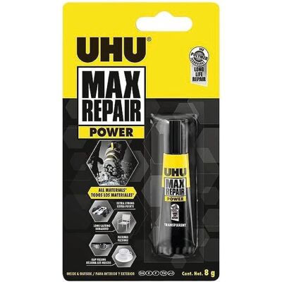 UHU Max Reparatie - Sterke Flexibele Lijm UHU Max Reparatie - Sterke Flexibele Lijm