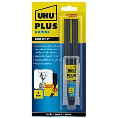 UHU Epoxy Rapide Plus - 15,5g - Colla - Resistenti all’acqua - Asciugatura rapida UHU Epoxy Rapide Plus - 15,5g - Colla - Resistenti all’acqua - Asciugatura rapida