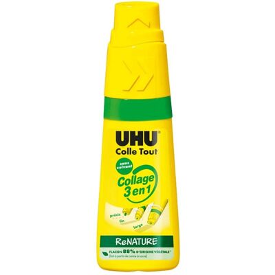 UHU Twist & Glue ReNATURE - Colle multi-matériaux sans solvant - 35 ml - Publicité UHU Twist & Glue ReNATURE - Colle multi-matériaux sans solvant - 35 ml - Publicité