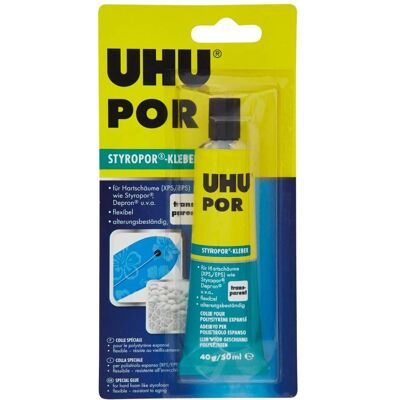 UHU - Colla rapida per polistirolo espanso - 40g UHU - Colla rapida per polistirolo espanso - 40g