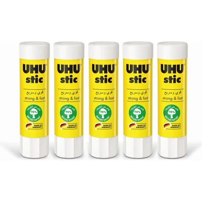 UHU White Glue Stick - 40 g - Glue Stick UHU White Glue Stick - 40 g - Glue Stick