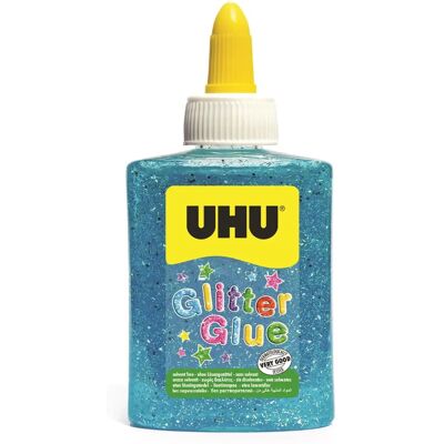 UHU Blue Glitter Glue - Arts & Crafts Adhesive UHU Blue Glitter Glue - Arts & Crafts Adhesive