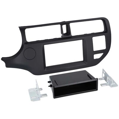 Adaptateur de façade Kia Rio 09/2011 - 2-DIN avec vide poche Adaptateur de façade Kia Rio 09/2011 - 2-DIN avec vide poche