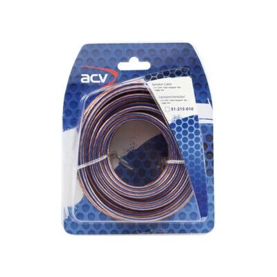 ACV 51-215-010 Audiokabel - 10m Blau & Transparent - Auto HiFi Lautsprecherkabel ACV 51-215-010 Audiokabel - 10m Blau & Transparent - Auto HiFi Lautsprecherkabel