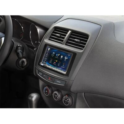 Cadre radio 2-DIN ACV Mitsubishi ASX - Piano noir - Car Media Receiver Frame Cadre radio 2-DIN ACV Mitsubishi ASX - Piano noir - Car Media Receiver Frame