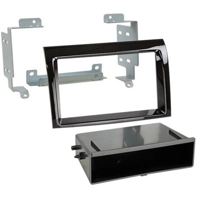 Citroen Fiat Peugeot 2-DIN Radio Support Kit - Black Gloss Citroen Fiat Peugeot 2-DIN Radio Support Kit - Black Gloss