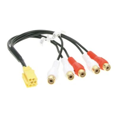 ACV 1441-03 Autoradio - Adattatore Mini-ISO RCA ACV 1441-03 Autoradio - Adattatore Mini-ISO RCA