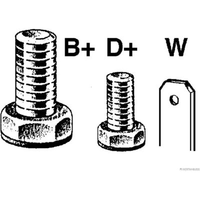 HERTH+BUSS ELPARTS Generator - 4026736002039 - 6 Riller - 48mm Remskive - Generator HERTH+BUSS ELPARTS Generator - 4026736002039 - 6 Riller - 48mm Remskive - Generator