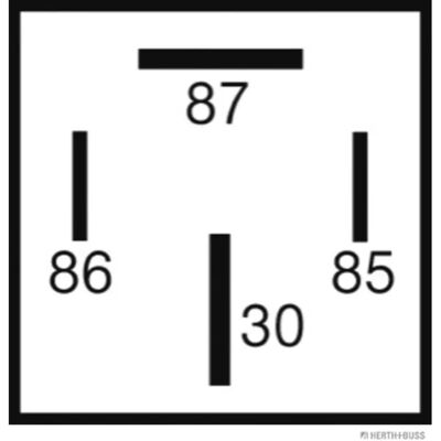 Herth+Buss Jakoparts Rele - 75613124 - 4-pole 24V Herth+Buss Jakoparts Rele - 75613124 - 4-pole 24V