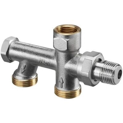 Connettore radiatore in ottone Oventrop - Modello 1013161 - Per riscaldamento centralizzato Connettore radiatore in ottone Oventrop - Modello 1013161 - Per riscaldamento centralizzato