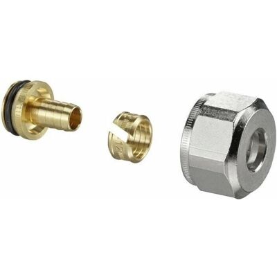 OVENTROP Modelo 1016874 Conector de tubo - Plástico, niquelado, 3/4" OVENTROP Modelo 1016874 Conector de tubo - Plástico, niquelado, 3/4"