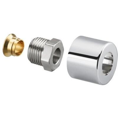Oventrop Messing Rohrverschraubungs-Set für Serie E 1/2" x 15mm Oventrop Messing Rohrverschraubungs-Set für Serie E 1/2" x 15mm