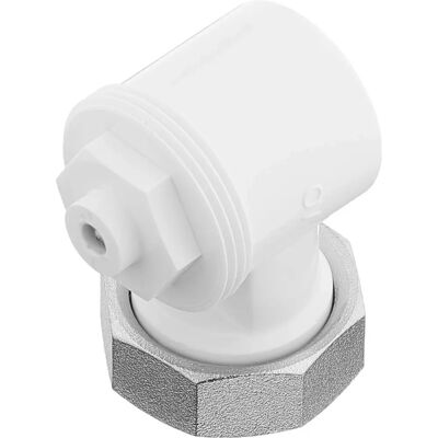 Connettore angolare bianco Oventrop per radiatori M30 x 1.5 Connettore angolare bianco Oventrop per radiatori M30 x 1.5