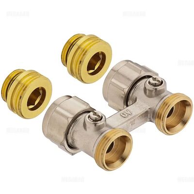 Oventrop ZB-Absperrverschraubung Multiflex G ½ AG x G ¾ AG - Ventil Oventrop ZB-Absperrverschraubung Multiflex G ½ AG x G ¾ AG - Ventil