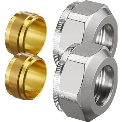 Raccord de compression en nickel Oventrop 15mm - Jeu de raccords - Publicité Raccord de compression en nickel Oventrop 15mm - Jeu de raccords - Publicité