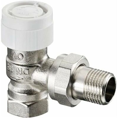Vanne thermostatique Oventrop AV 9 - Forme angulaire, Laiton nickelé, 20mm DN - Publicité Vanne thermostatique Oventrop AV 9 - Forme angulaire, Laiton nickelé, 20mm DN - Publicité